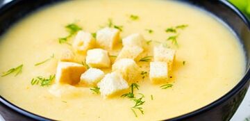Soupe crémeuse contre la goutte